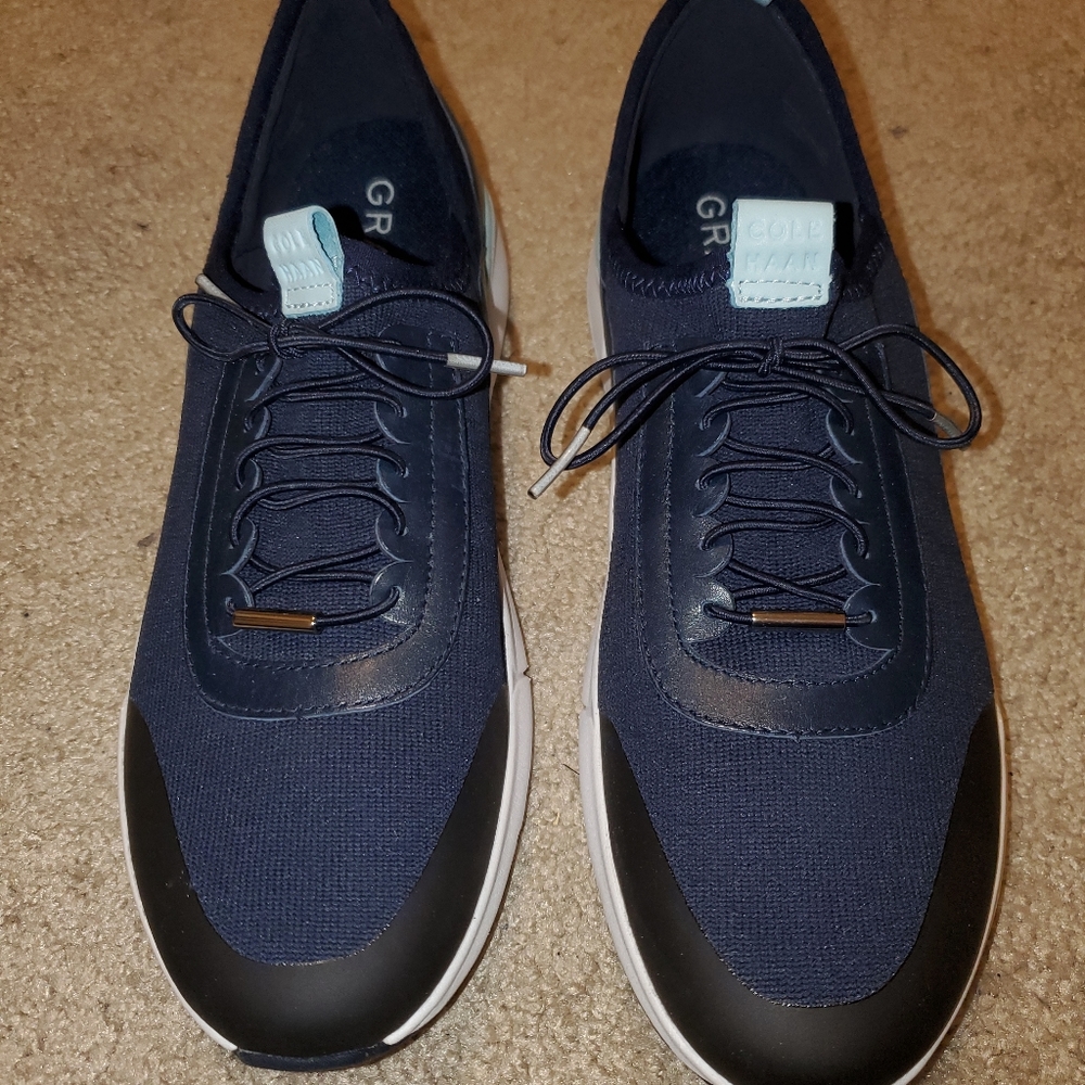 Women's Cole Haan Navy Grandsport Sneakers Size 10